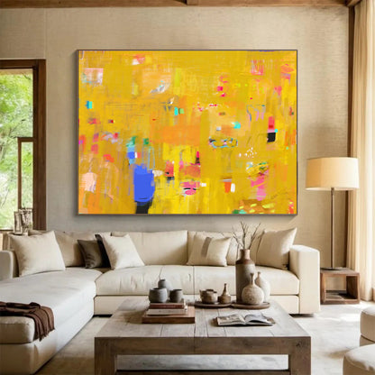 Custom - Crafted Abstract Painting for Artisan Workshop DKH038