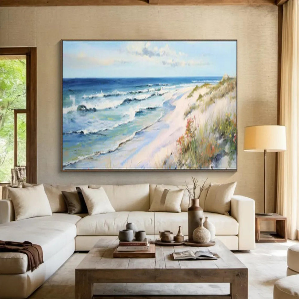 Stunning Giant - Sized Abstract Painting for Entryway & Hotel LargeART1697