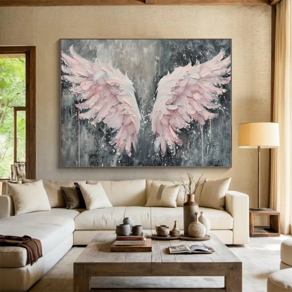 Alluring Oversized Abstract Painting for Hotel Lobby & Hallway LargeART1618