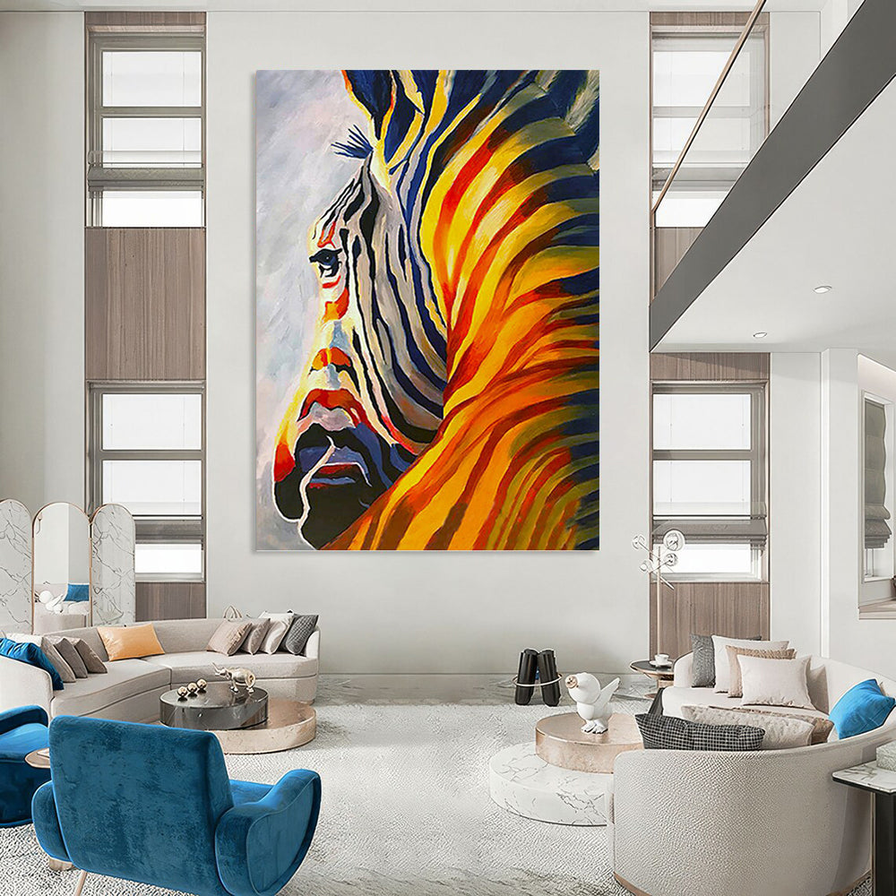 Large - Sized Cozy Hand - Painted Textured Abstract on Canvas for Living Room & Dining Room DKH1428