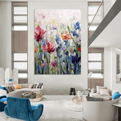 Hand-Painted Large-Scale Textured Abstract Wall Art for Living Room & Game Room LargeART2145