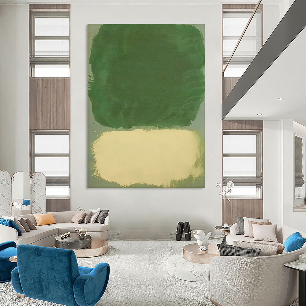 Large Vertical Custom Abstract Hand - Painted Gem for Bar and Hallway DKH1643