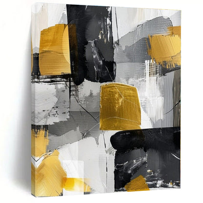 Extra-Huge Hand-Painted Modern Abstract Artwork for Office Boardrooms