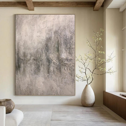 Large Hand-Painted Abstract Art for Retail Brand Headquarters