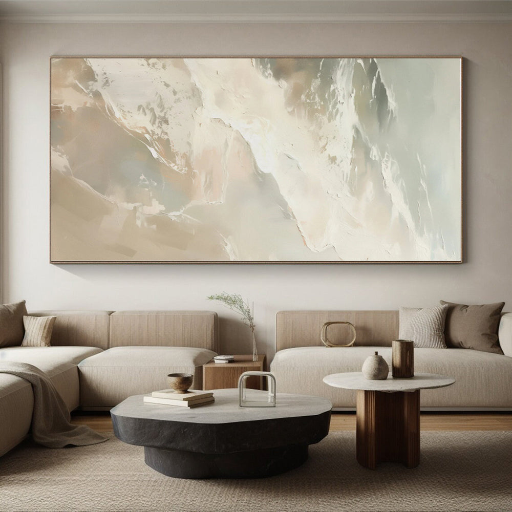 Mammoth Custom Abstract Canvas for Home Indoor Pool Lounge Area Wall