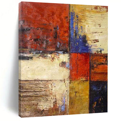 Grand Made-to-Order Abstract Wall Art for Reading Alcove Feature Walls