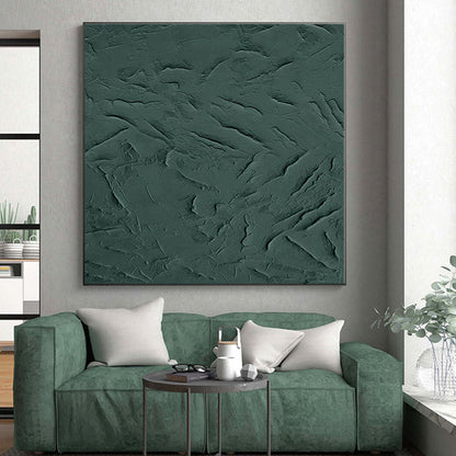 Vast Custom Abstract Painting for Sunroom Skylight Adjacent Wall