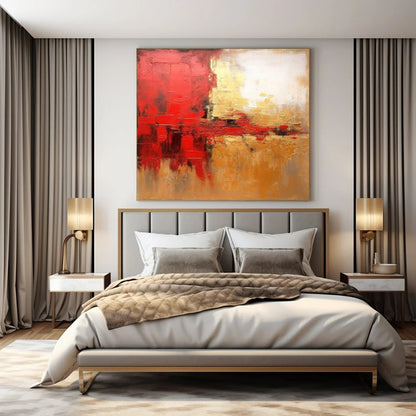 Super-Sized Hand-Painted Modern Abstract Wall Decor for Home Music Rooms