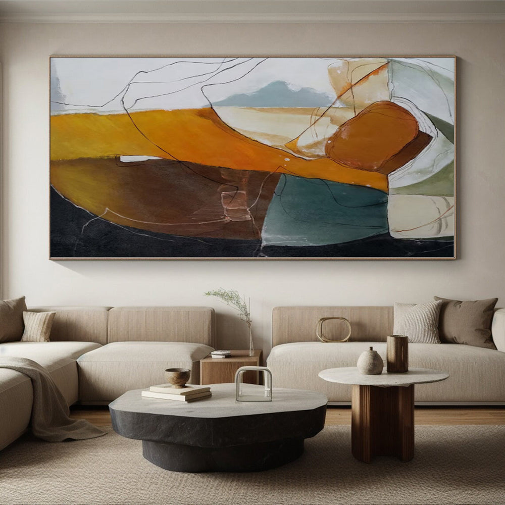 Mammoth Customized Abstract Canvas for Kitchen Pantry Statement Wall