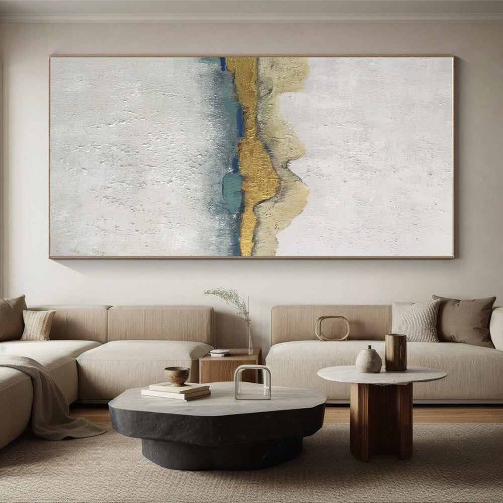 Staggering Custom Abstract Painting for Home Music Studio Equipment Wall