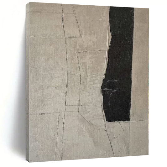 Immense Hand-Painted Abstract Wall Art for Home Craft Room Feature Walls
