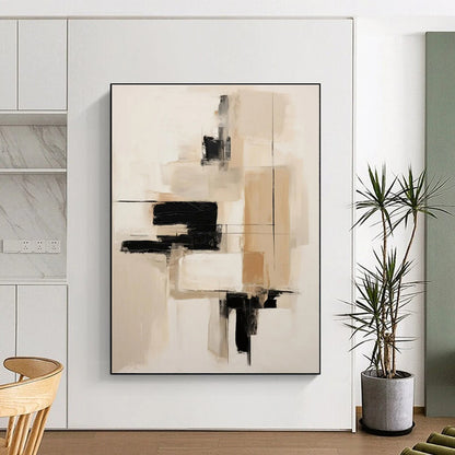 Staggering Custom Hand-Painted Abstract Painting for Home Bar Social Wall