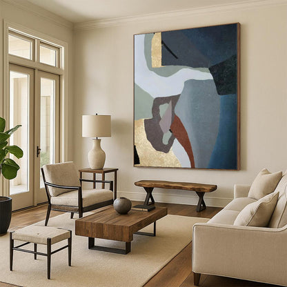 Mammoth Made-to-Order Abstract Canvas for Kitchen Breakfast Nook