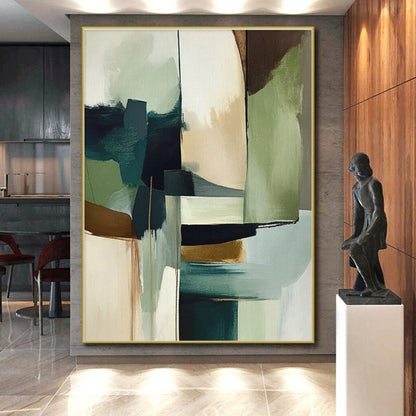 Colossal Modern Abstract Wall Art for Entryway First Impression in Contemporary Homes