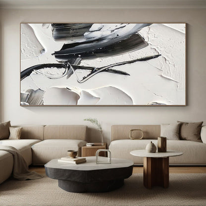 Giant Made-to-Order Abstract Painting for Living Room Fireplace Mantels
