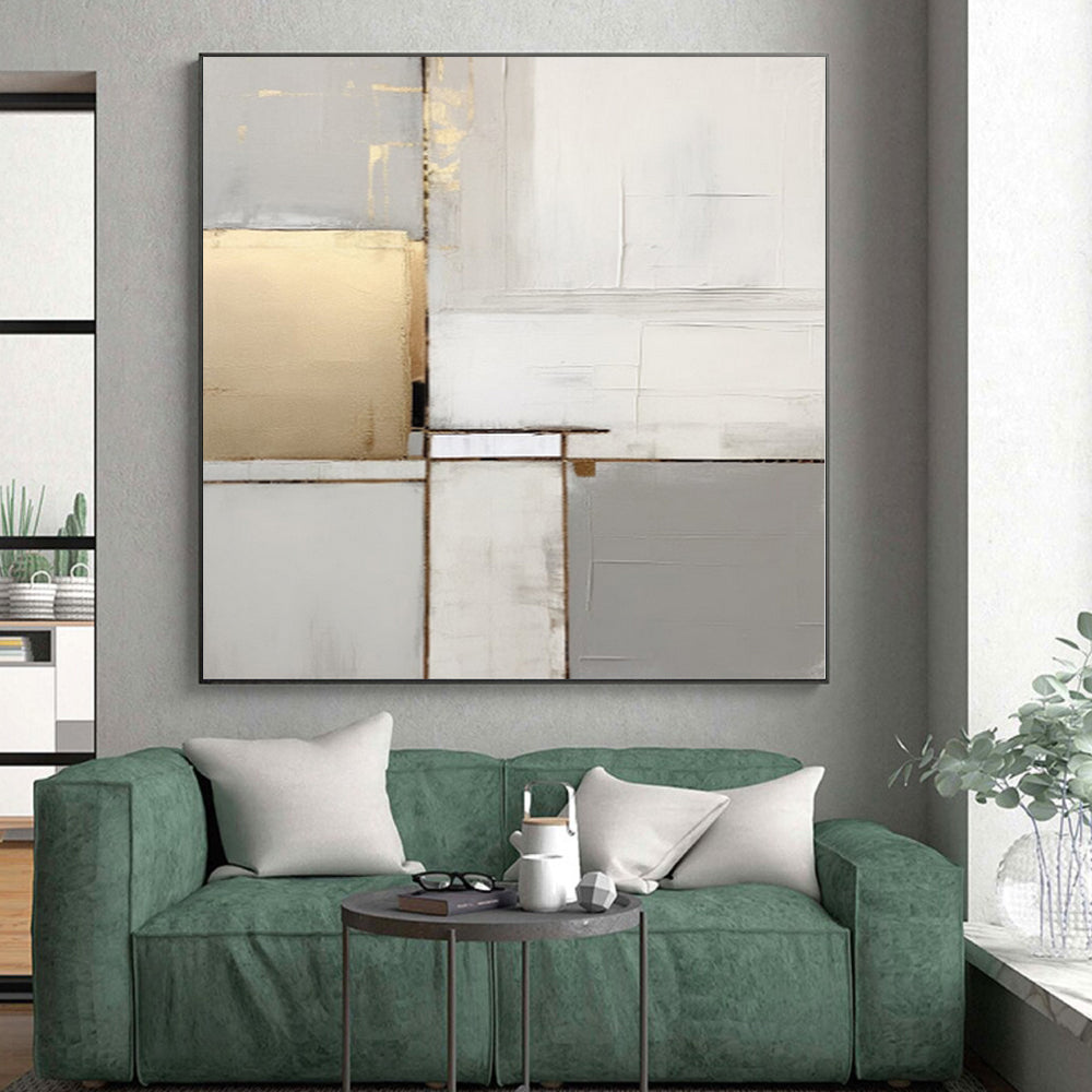 Super-Sized Made-to-Order Abstract Painting for Home Wine Cellar Feature Wall