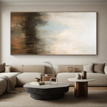 Staggering Made-to-Order Abstract Painting for Home Wine Cellar Tasting Area Wall