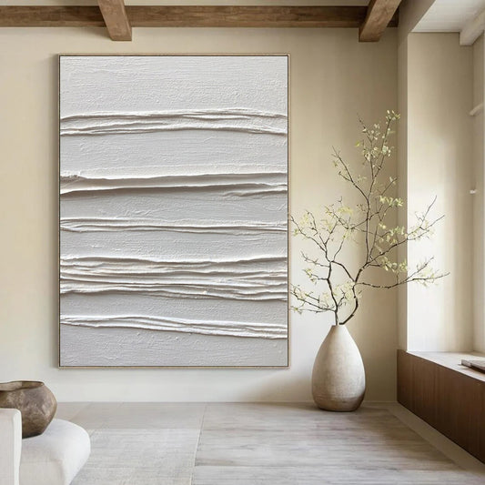 Custom Hand-Painted Abstract Art for Bedroom and Hotel Poolside Cabanas