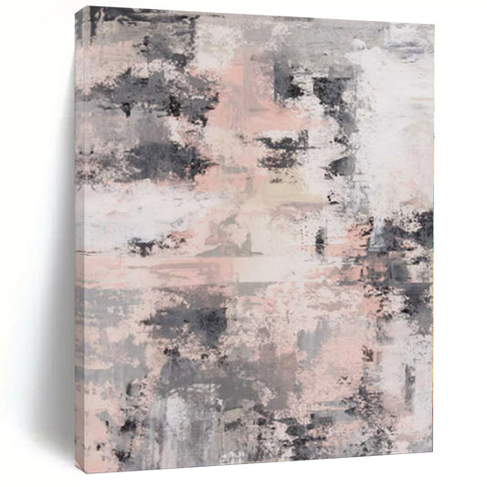 Custom Extra Large Abstract Desertscape - Hand-Painted Acrylic for Southwestern Hotels