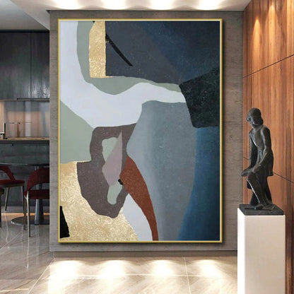 Mammoth Made-to-Order Abstract Canvas for Kitchen Breakfast Nook