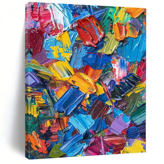 Grand Abstract Painting for Horse Stable Paddock Areas - Commissioned Acrylic on Canvas