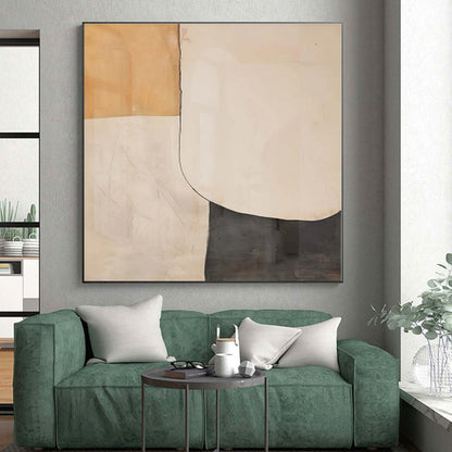 Giant Made-to-Order Abstract Painting for Living Room Bay Window Nook