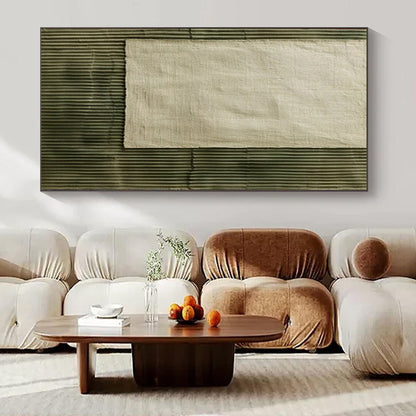 Giant Abstract Painting for Dressing Room Vanity Areas - Hand-Painted Acrylic on Canvas