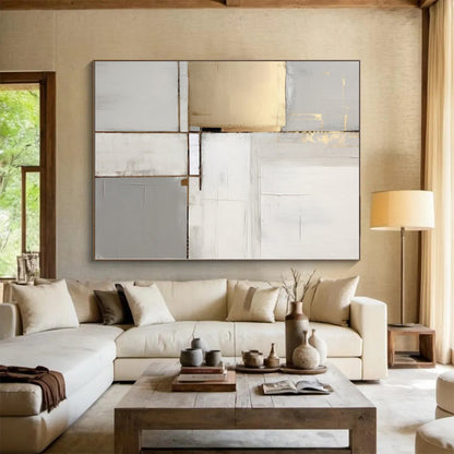 Super-Sized Made-to-Order Abstract Painting for Home Wine Cellar Feature Wall