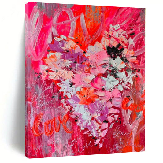 Art Deco Revival Hand-Painted Abstract Wall Art for Dining Rooms