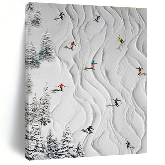 Hand-Painted Personalized Abstract Painting for Bedroom & Hotel Executive Suites