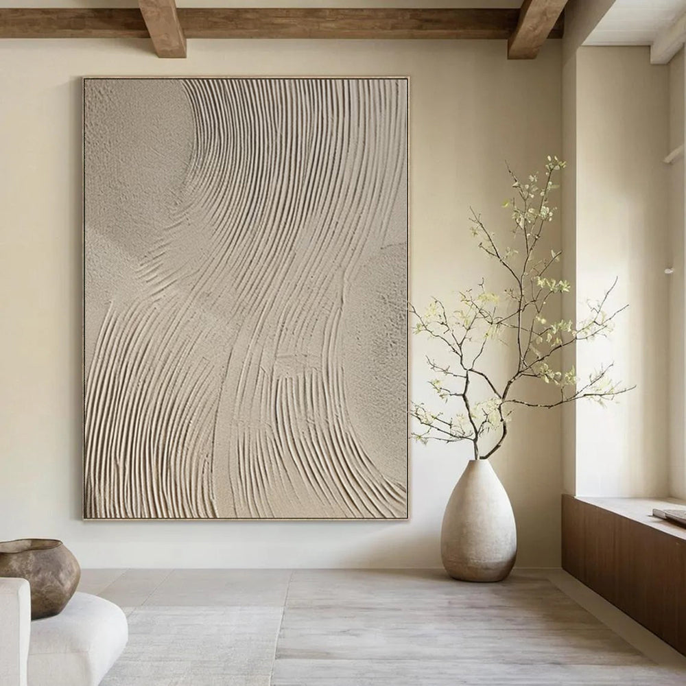 Giant Custom Abstract Painting for Architectural Firm Showrooms