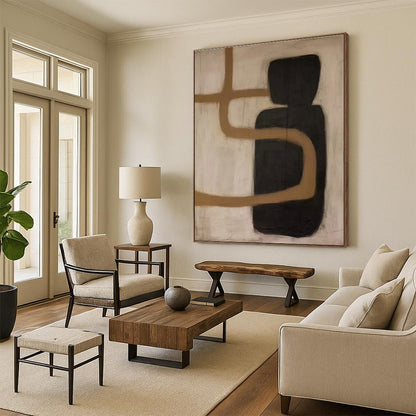 Massive Hand-Finished Abstract Art for Garage Project Wall