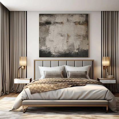 Oversized Custom Abstract Canvas for Fitness Studio Motivational Walls