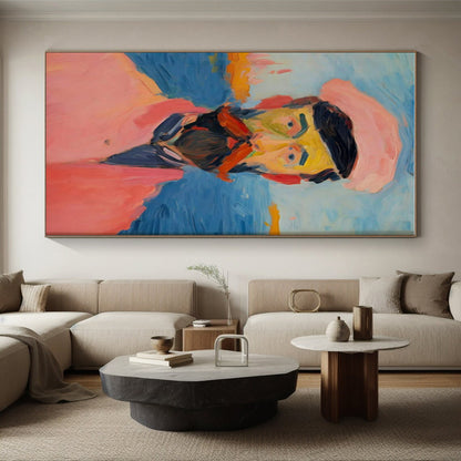 Oversized Modern Abstract Artwork for Art Gallery Exhibition Walls