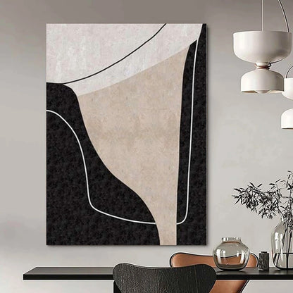 Super-Sized Hand-Painted Modern Abstract Wall Decor for Family Home Music Rooms