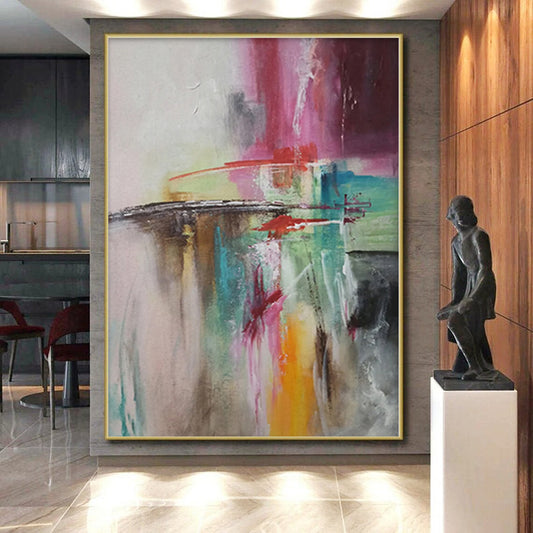 Giant Abstract Viking Art - Made to Order Acrylic for Nordic-Themed Restaurants