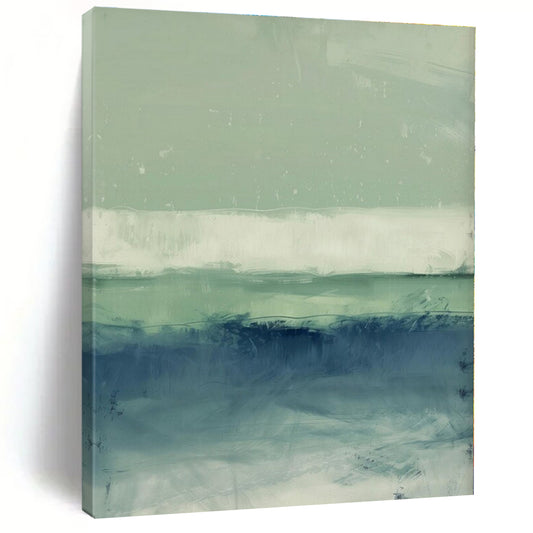 Hand-Painted Bespoke Abstract Art for Bedroom and Hotel Spa Areas