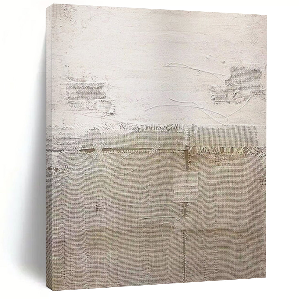 Huge Hand-Painted Modern Abstract Decorative Painting for High-End Restaurant Open Kitchen Interaction Areas