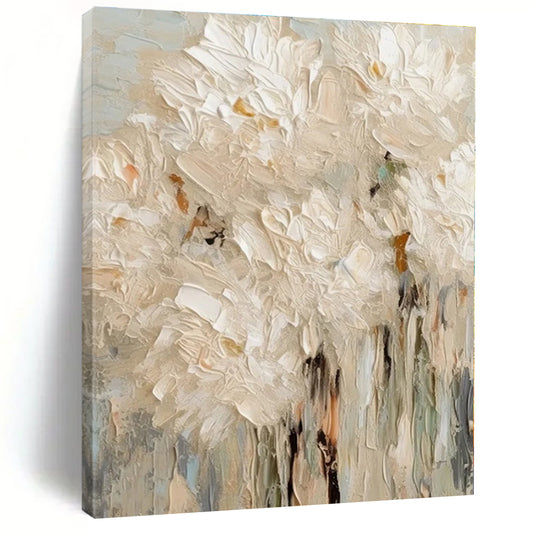 Oversized Custom Hand-Painted Abstract Painting for Office and Bar
