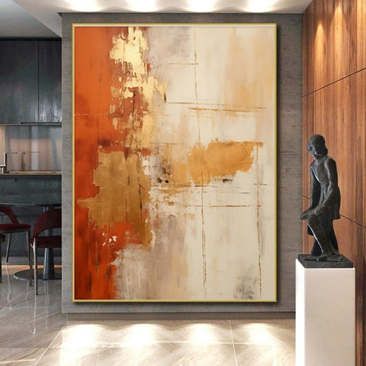Super-Sized Modern Abstract Canvas for Kids’ Playroom Imaginative Backdrop