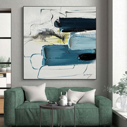 Huge Modern Abstract Canvas for Home Craft Room Creative Catalyst