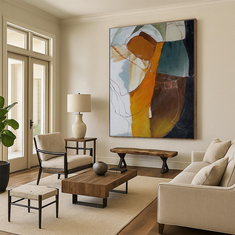 Mammoth Customized Abstract Canvas for Kitchen Pantry Statement Wall