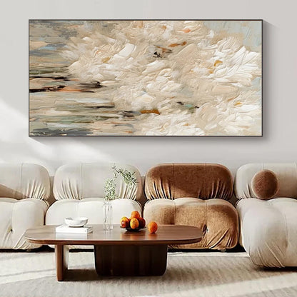 Oversized Custom Hand-Painted Abstract Painting for Office and Bar