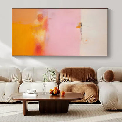 Extra-Huge Hand-Painted Modern Abstract Artwork for Dining Room Banquet Halls