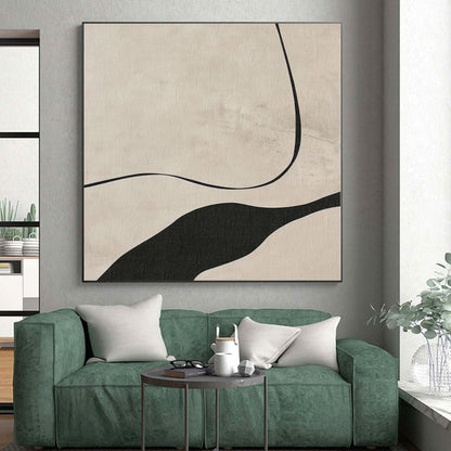 Oversized Custom Abstract Wall Art for Home Theater Feature Walls