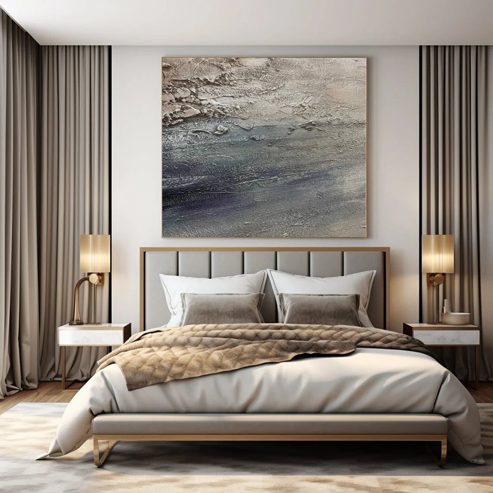 Grand Custom Abstract Canvas for Luxury Retail Store Windows