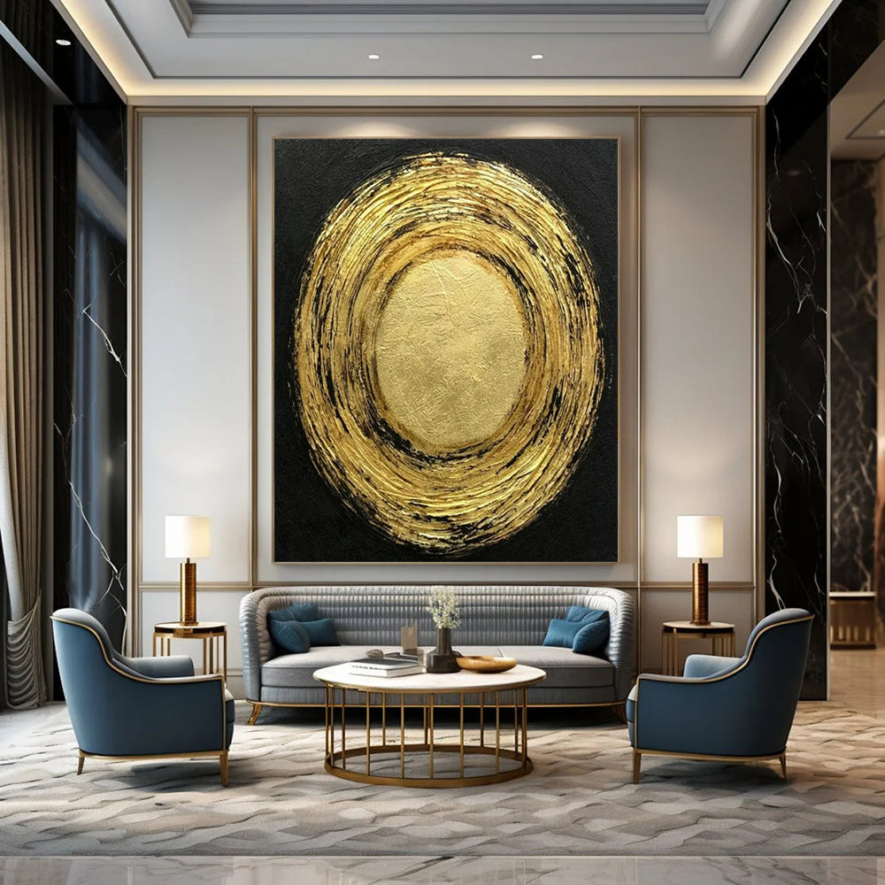 Vast-Scale Hand-Painted Abstract Wall Art for Dining Room & Hotel LargeART2330