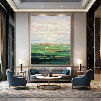Elegant Hand - Painted Textured Abstract Canvas for Hallway & Living Room DKH1341