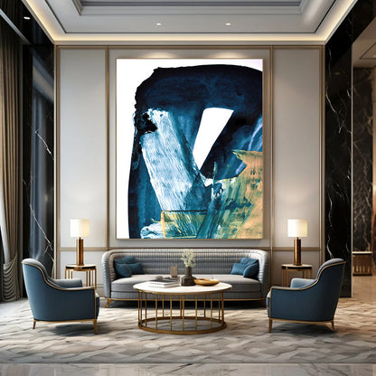 Big Hand-Painted Abstract Creations: Custom, Textured, and Breathtaking DTP190