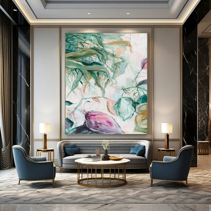 Custom Hand-Painted Abstract Painting for Bar & Bedroom LargeART1850